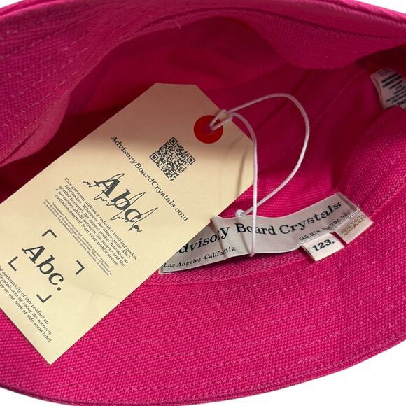 Abc. Advisory Board Crystals Bucket Hat One Size Pink NEW - Picture 8 of 8